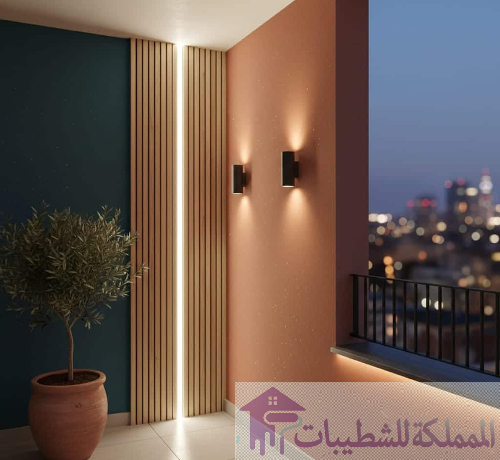 "تنفيذ وتركيب ورق حائط مودرن بدقة عالية من قبل صباغ ورق جدران في الدمام، يظهر تناسق النقشات وخلوها من الفواصل."